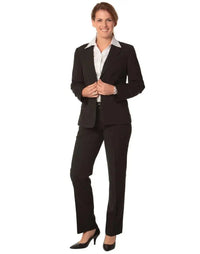 BENCHMARK Women's Poly/Viscose Stretch Stripe Low Rise Pants M9430 Metro Workwear.