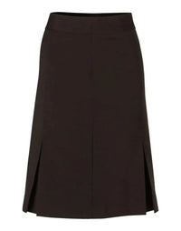 BENCHMARK Women's Wool Blend Strecth Pleated SKirt M9473 Metro Workwear.