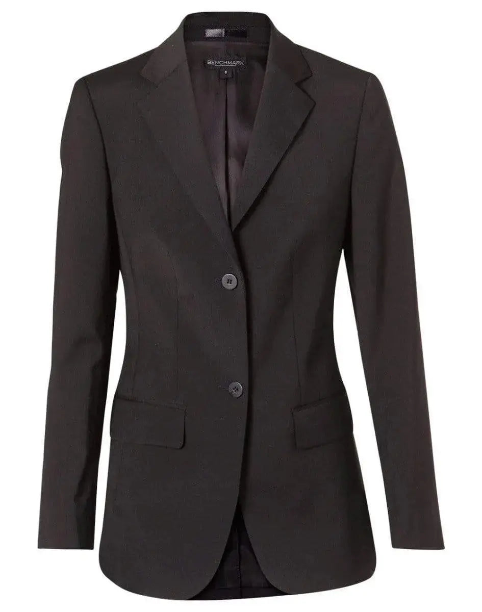 BENCHMARK Women's Wool Blend Stretch Mid Length Jacket M9200 Metro Workwear.