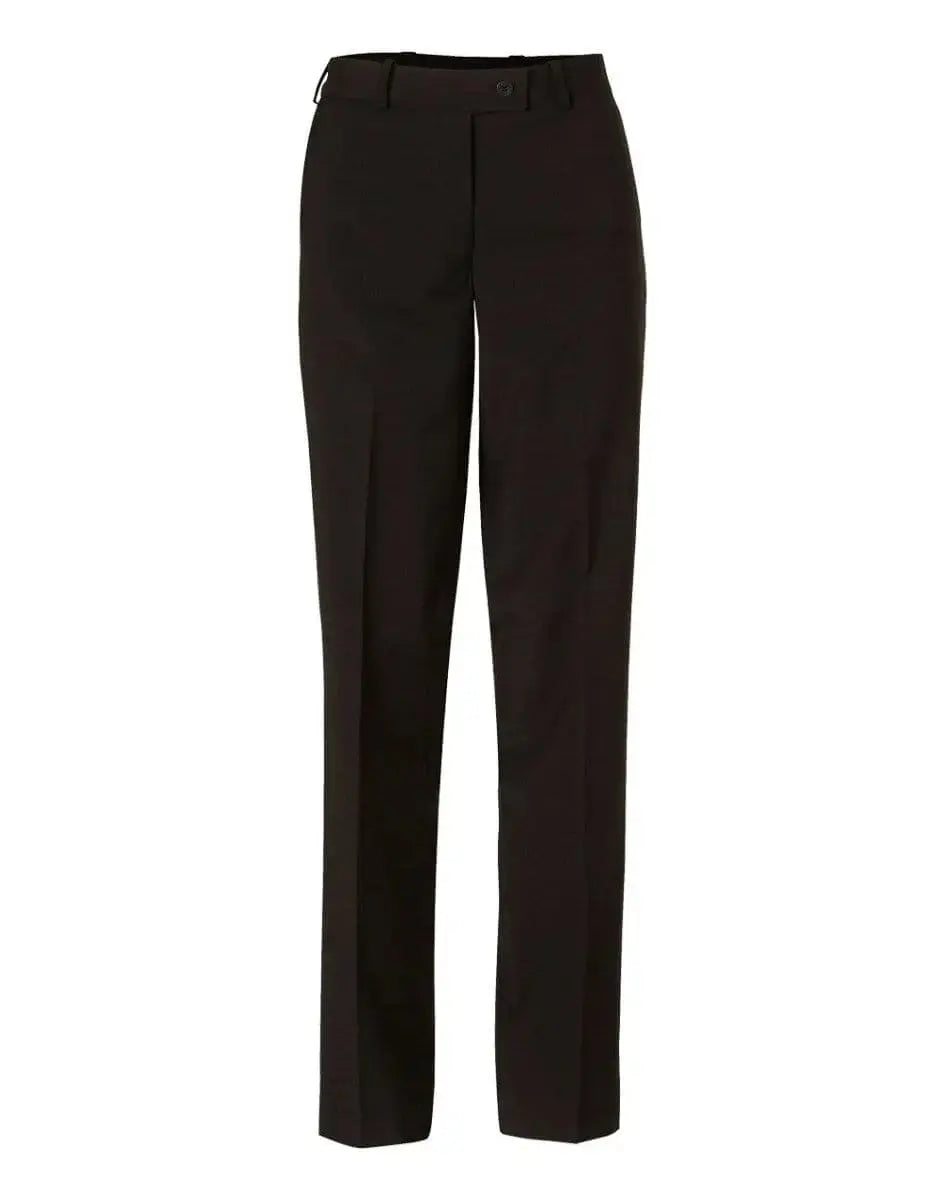 BENCHMARK Women's Wool Blend Stretch Slim Leg Flexi Waist Pants M9400 Metro Workwear.
