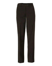 BENCHMARK Women's Wool Blend Stretch Slim Leg Flexi Waist Pants M9400 Metro Workwear.