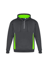 Biz Collection Active Wear Grey/Fluoro Lime/Silver / XS Biz Collection Adult’s Renegade Hoodie SW710M