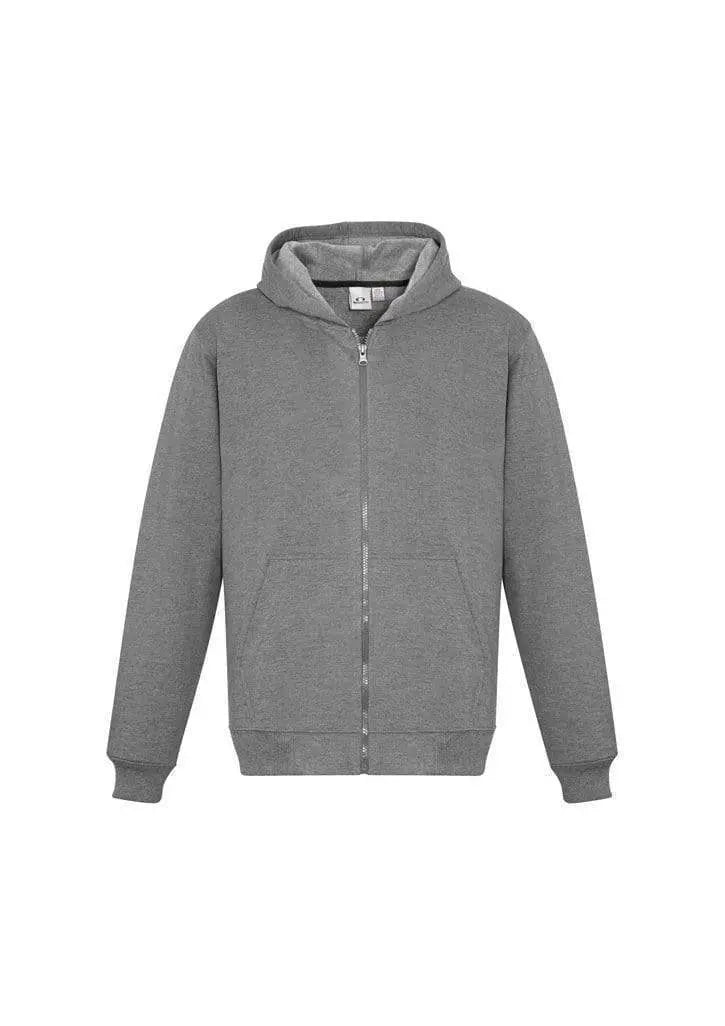 Biz Collection Active Wear Grey Marle / 4 Biz Collection Kid’s Crew Zip Hoodie SW762K