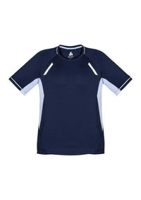 Biz Collection Casual Wear Navy/White/Silver / 4 Biz Collection Kid’s Renegade Tee T701KS