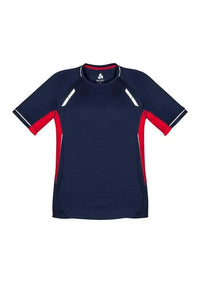 Biz Collection Casual Wear Navy/Red/Silver / 4 Biz Collection Kid’s Renegade Tee T701KS