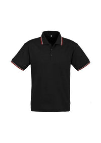 Biz Collection Casual Wear Black/Red/White / S Biz Collection Men’s Cambridge Polo P227MS