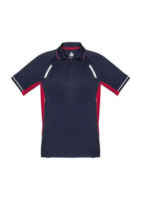 Biz Collection Casual Wear S / Navy/Red/Silver Biz Collection Renegade Mens Polo P700MS