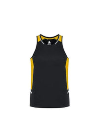 Biz Collection Casual Wear Black/Gold/Silver / XS Biz Collection Renegade Mens Singlet SG702M