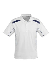 Biz Collection Casual Wear S / White/Navy Biz Collection United Mens Polo P244MS