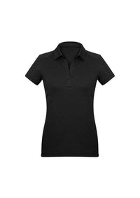 Biz Collection Casual Wear Black / 6 Biz Collection Women’s Profile Polo P706LS