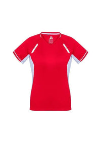 Biz Collection Casual Wear Red/White/Silver / 6 Biz Collection Women’s Renegade Tee T701LS