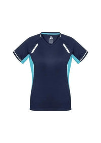Biz Collection Casual Wear Navy/Sky/Silver / 6 Biz Collection Women’s Renegade Tee T701LS