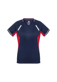 Biz Collection Casual Wear Navy/Red/Silver / 6 Biz Collection Women’s Renegade Tee T701LS
