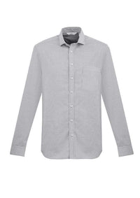 Biz Collection Corporate Wear Silver / XS Biz Collection Jagger Mens L/S Shirt S910ML