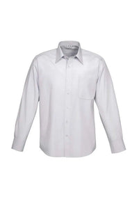 Biz Collection Corporate Wear Silver Grey / S Biz Collection Men’s Ambassador Long Sleeve Shirt S29510