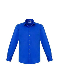 Biz Collection Corporate Wear Electric Blue / XS Biz Collection Men’s Monaco Long Sleeve Shirt S770ml