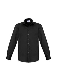 Biz Collection Corporate Wear Black / XS Biz Collection Men’s Monaco Long Sleeve Shirt S770ml