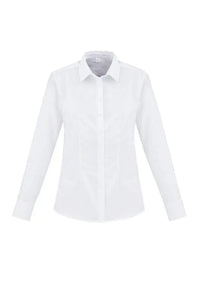 Biz Collection Corporate Wear White / 6 Biz Collection Regent Ladies L/S Shirt S912LL