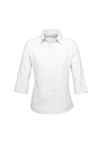 Biz Collection Corporate Wear White / 6 Biz Collection Women’s Ambassador 3/4 Sleeve Shirt S29521