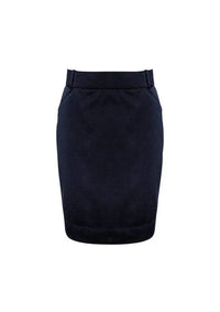 Biz Collection Corporate Wear Navy / 4 Biz Collection Women’s Detroit Flexi-band Skirt Bs612s