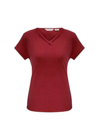 Biz Collection Corporate Wear Cherry / 6 Biz Collection Women’s Lana Short Sleeve Top K819ls