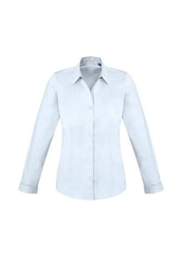 Biz Collection Corporate Wear White / 6 Biz Collection Women’s Monaco Long Sleeve Shirt S770ll