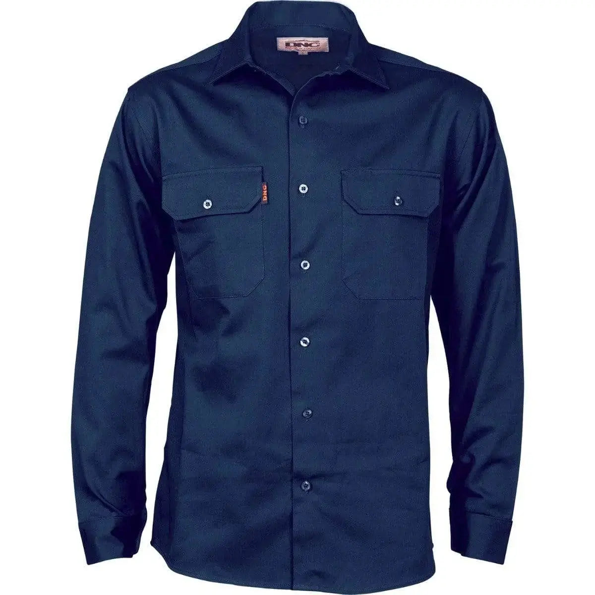 Dnc Workwear Cotton Drill Long Sleeve Work Shirt - 3202 Metro Workwear.