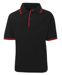 Jb's Wear Casual Wear Black/Red / 4 JB'S Kid’s Contrast Polo