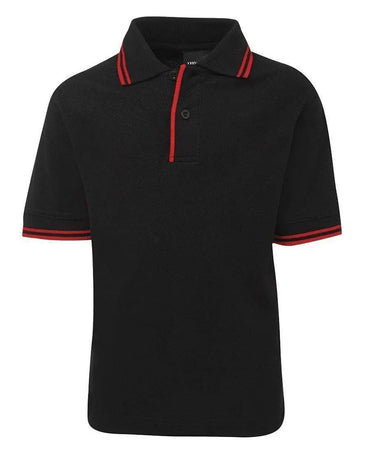 Jb's Wear Casual Wear Black/Red / 4 JB'S Kid’s Contrast Polo