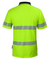 JB'S Wear Work Wear Jb's Hv S/s D+n C/back Segmented Tape Polo 6HMSS