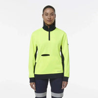 Kinggee Women's Spliced 1/4 Zip Fleece K45008 