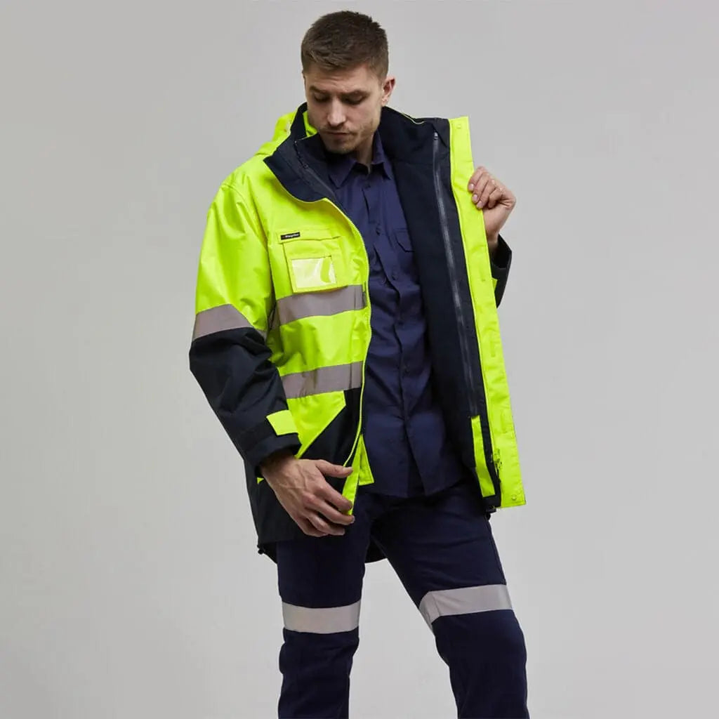 KingGee 4 In 1 Waterproof Wet Weather Jacket K55300 KingGee
