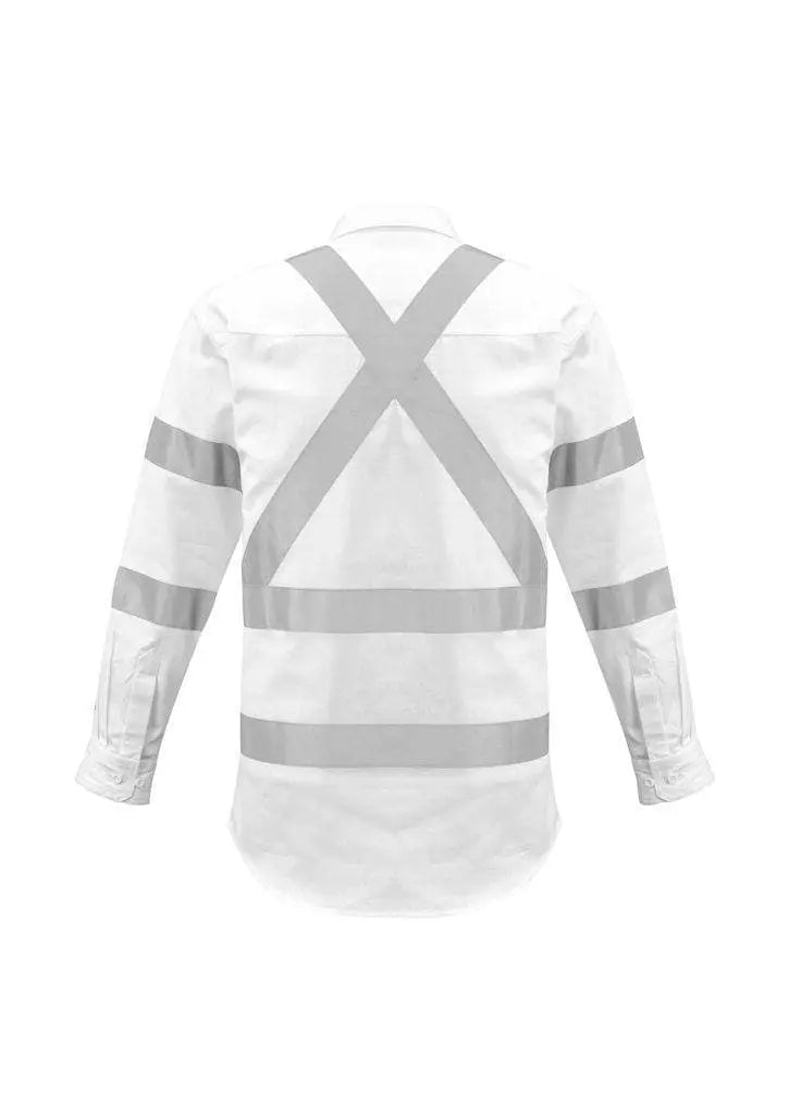 SYZMIK Men’s Bio-Motion X Back Shirt ZW621 Work Wear Syzmik White XXS 