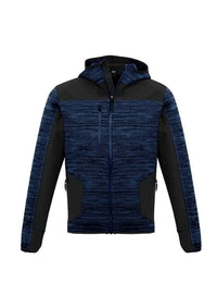 SYZMIK Unisex Streetworx Reinforced Knit Hoodie ZT360 Work Wear Syzmik Navy/Black XXS 