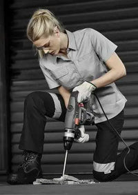 SYZMIK Women’s Lightweight Tradie Shirt - Short Sleeve ZWL120 Work Wear Syzmik   