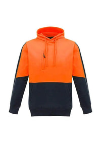 Syzmik Workwear Unisex Hi Vis Pullover Hoodie ZT484 Work Wear Syzmik XXS Orange/Navy 