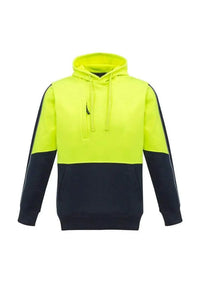 Syzmik Workwear Unisex Hi Vis Pullover Hoodie ZT484 Work Wear Syzmik XXS Yellow/Navy 