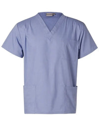 WINNING SPIRIT Unisex Hospitla Scrubs Short Sleeve Tunic Top M7630 - Simply Scrubs Australia