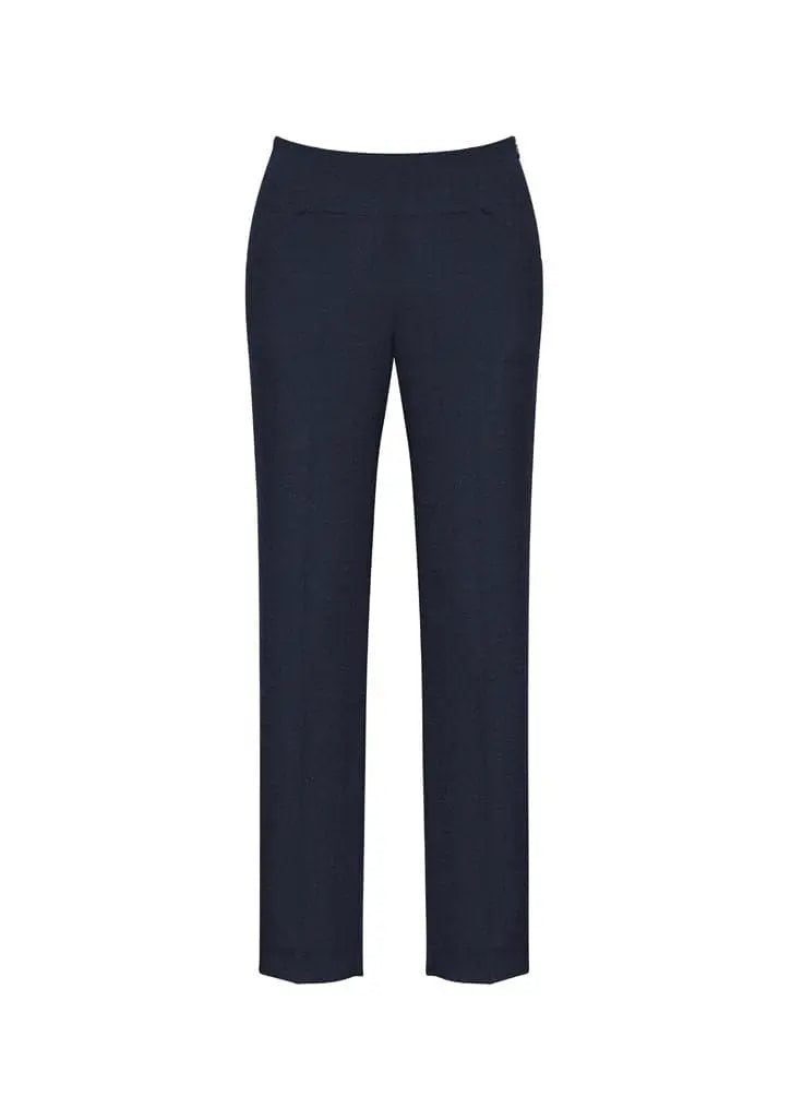 Biz Corporates Womens Bandless Slim Leg Pant 10121 - Flash Uniforms 