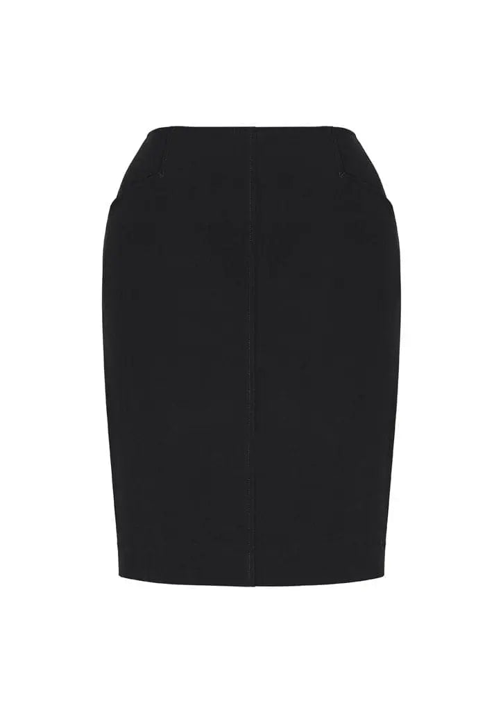 Biz Corporates Womens Bandless Pencil Skirt 20717 - Flash Uniforms 