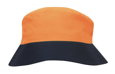 Headwear Breathe P/twill Safety Bucket Hat X12 - 3929 - City Workwear