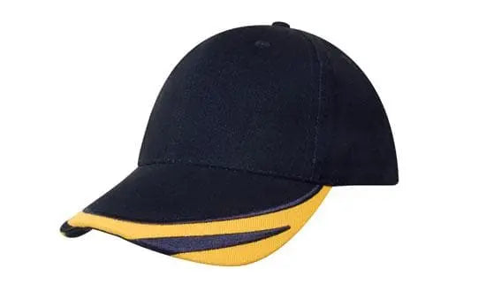 Headwear Bhc W/peak Trim & Fmbroidery Cap X12 - 4072 - City Workwear