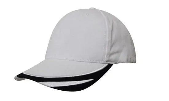 Headwear Bhc W/peak Trim & Fmbroidery Cap X12 - 4072 - City Workwear