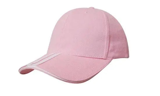 Headwear Bhc 2 Stripe Peak & Sandwich Cap X12 - 4074 - City Workwear
