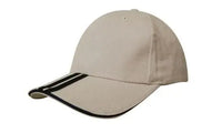 Headwear Bhc 2 Stripe Peak & Sandwich Cap X12 - 4074 - City Workwear