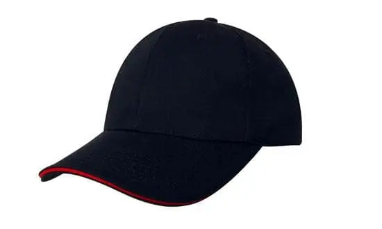 Headwear Chino Twill Cap W/sandwcih  X12 - 4080 - City Workwear