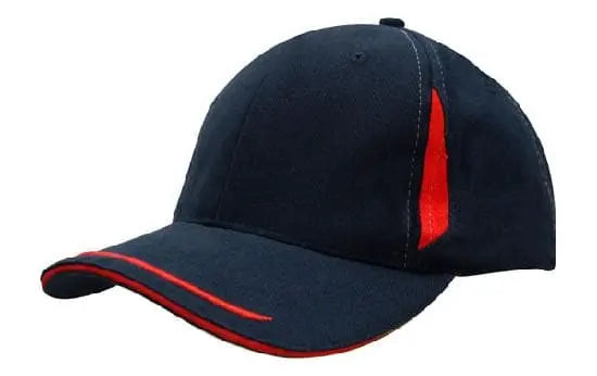 Headwear Cap With Crown Inserts & Sandwich X12 - 4098 - City Workwear