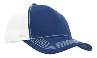 Headwear Chino Twill W/hi-tech Mesh Cap  X12 - 4123 - City Workwear