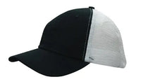 Headwear Washed Chino Soft Mesh Back Cap X12 - 4145 - City Workwear