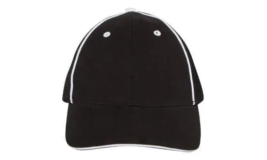 Headwear Brushed Chino W/hi-tech Mesh Cap X12 - 4172 - City Workwear